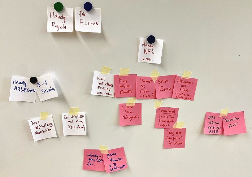 handyregeln für Eltern Brainstorming